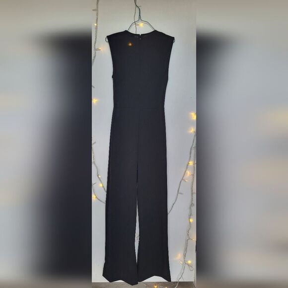 Lulus Size Small Black Sleeveless Wide Leg Jumpsuit - Picture 5 of 5